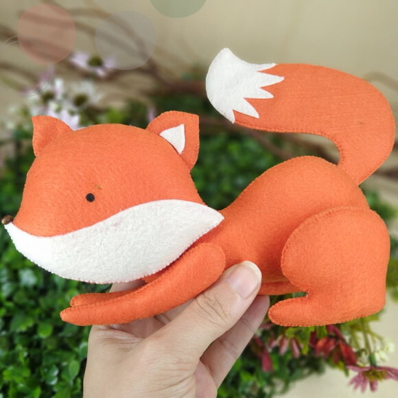 Raposa em Feltro - Bosque* Chamar Chat
