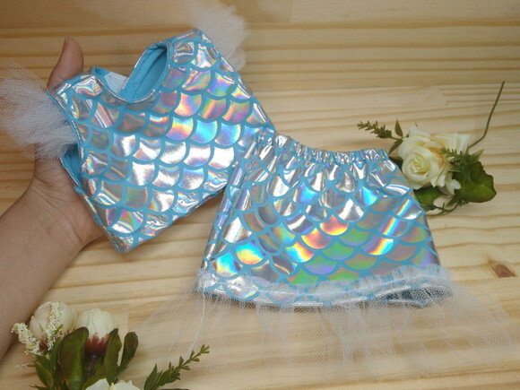 Roupa Sereia para Boneca