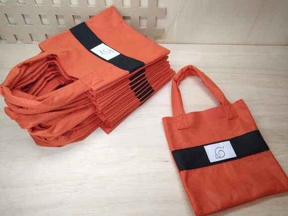 Sacola Naruto de Feltro* Chamar Chat