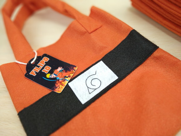 Sacola Naruto de Feltro* Chamar Chat