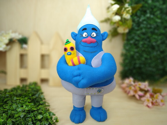 Trolls de Feltro - Biggie e Mr. Dinkle