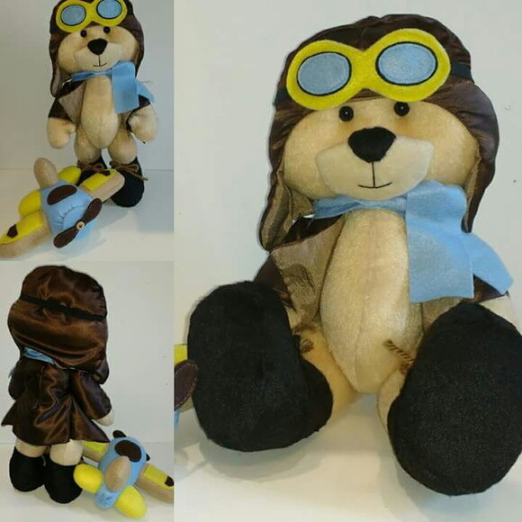 Urso Aviador - Chamar Antes de Compra no Chat