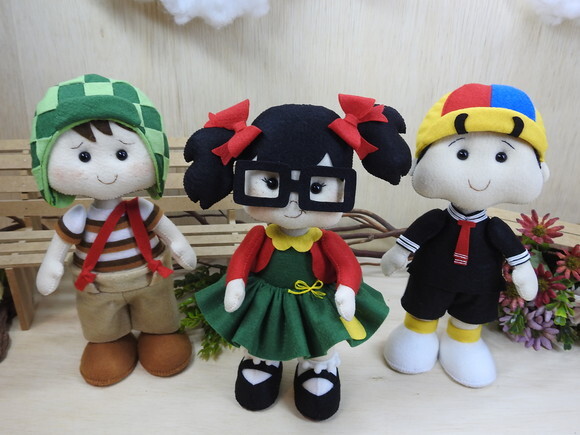 Turma do Chaves em Feltro