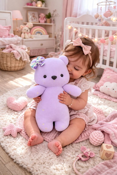 Urso de Pelúcia em Plush para Quarto do Bebê Maternidade