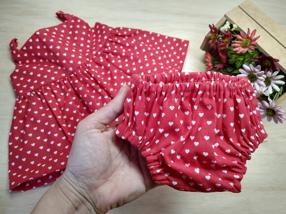 Vestido para Boneca + Calcinha