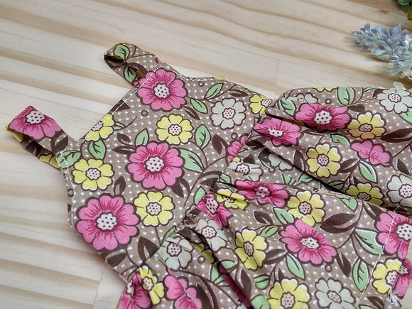 Vestido para Boneca Floral