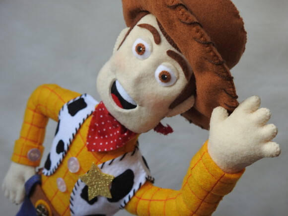 Woody do Toy Story em Feltro