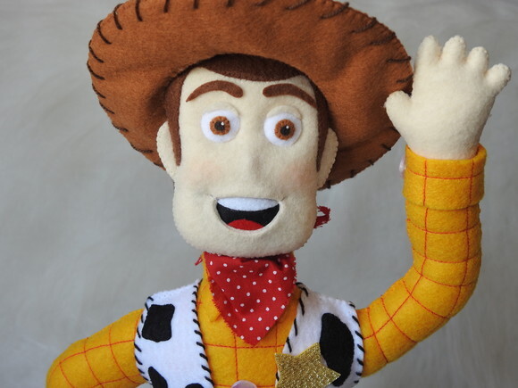 Woody do Toy Story em Feltro