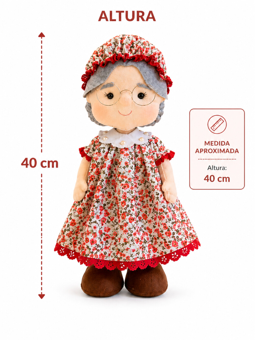 Vovozinha De Feltro Decoração Festa Chapeuzinho Vermelho
