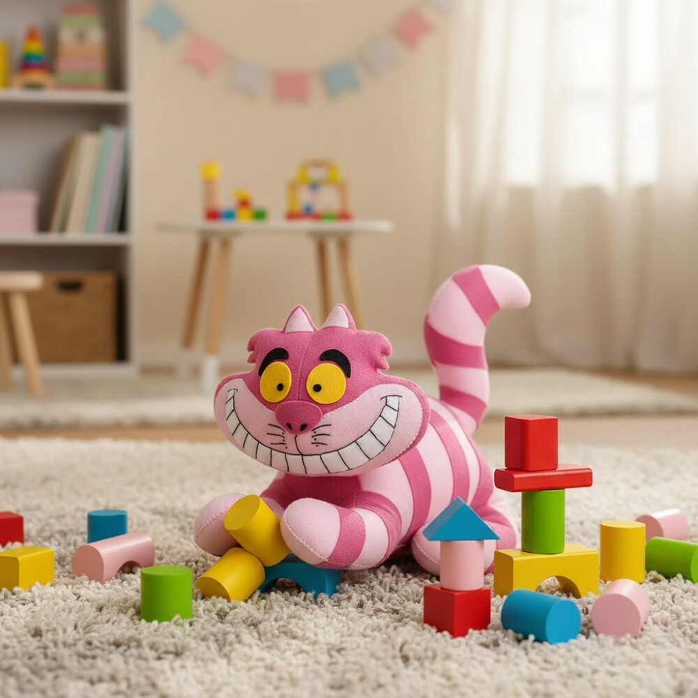 Boneco Gato Risonho Da Alice No País Maravilhas