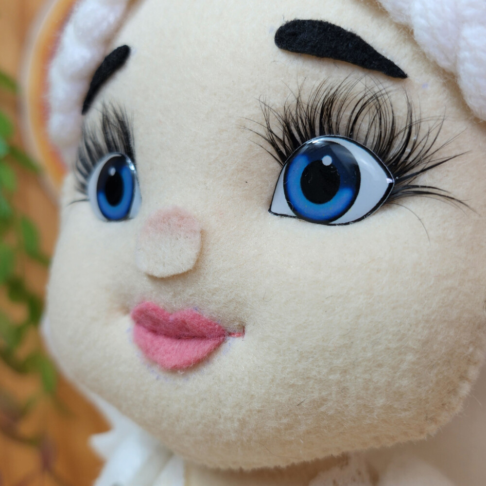 Boneca Rainha Branca Alice No País Das Maravilhas