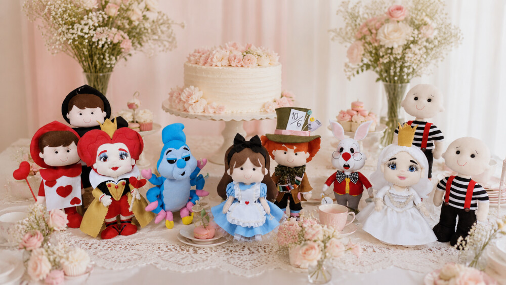 Bonecos Personagens Alice País Das Maravilha Centro De Mesa