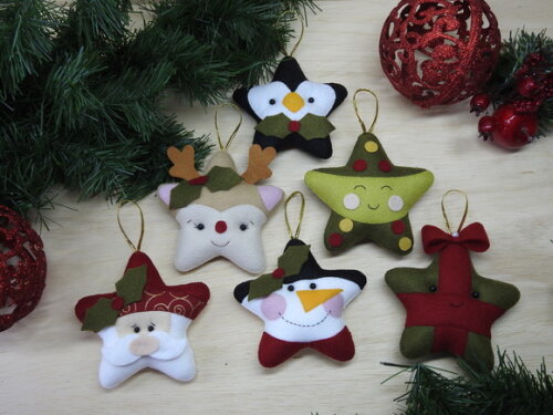 6 Pingentes Natalino* Chamar Chat Antes da Compra
