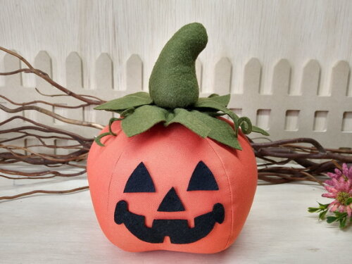 Abobora em Feltro Halloween