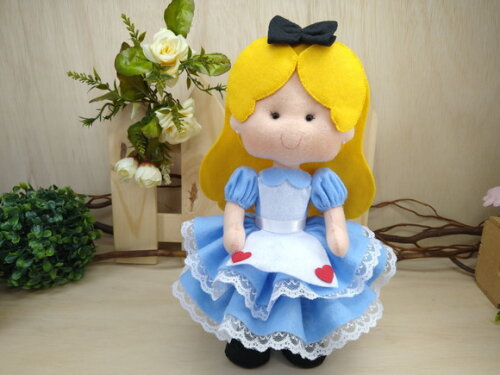 Alice no País das Maravilhas em Feltro