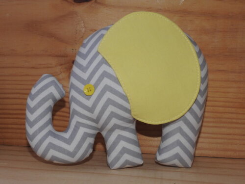 Almofada Elefante m - para Nichos Decorativa