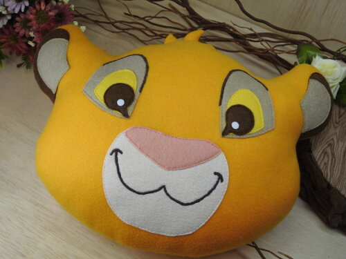 Almofada Simba rei Leão* Chamar Chat