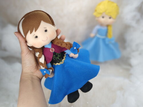 Ana de feltro - Personagem filme Frozen
