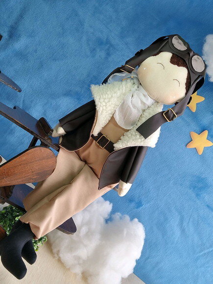Aviador Pequeno Príncipe Boneco - 60 cm