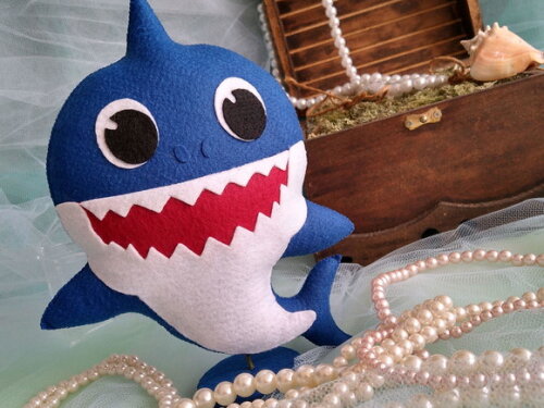 Baby Shark em Feltro