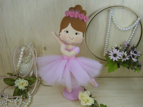 Bailarina em Feltro