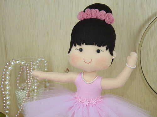Bailarina em Feltro