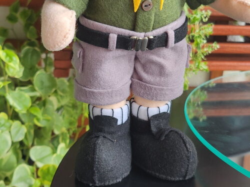 Boneca Escoteira de Feltro * Chamar Chat Antes Compra