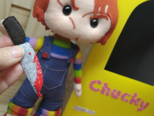Boneco Assassino Chucky em feltro