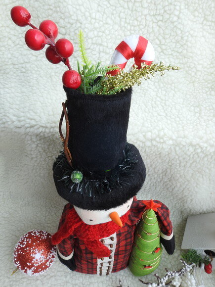 Boneco de Neve com Arvore de Natal - Chamar Chat