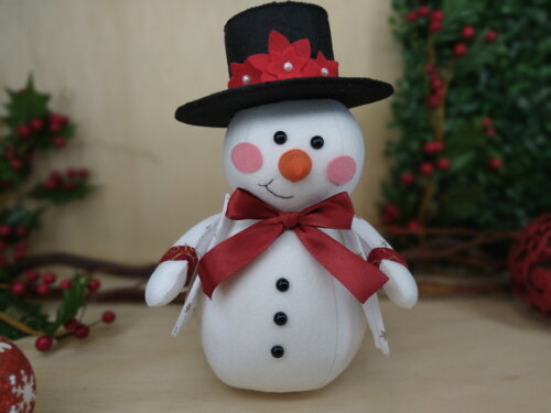 Boneco de Neve em Feltro* Chat Chamar Antes da Compra