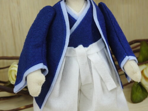 Boneco Japonês em Feltro (taikomochi ou Hokan)* Chamar Chat