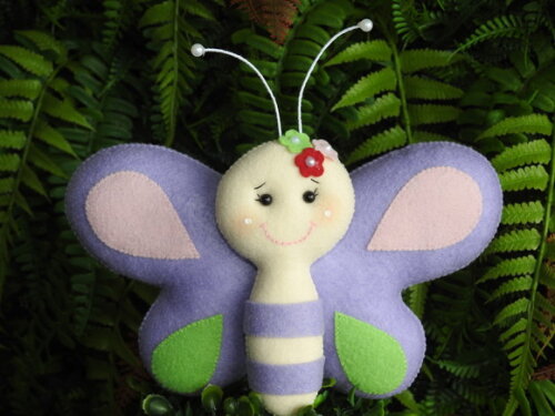 Borboleta em Feltro