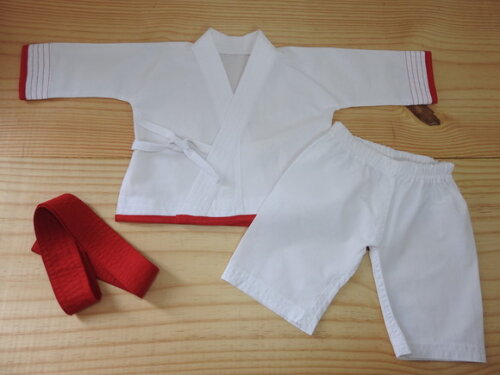 Conjunto Kimono Karatê para Boneca - Bebe Grande