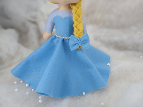 ELSA de feltro - Personagem filme Frozen