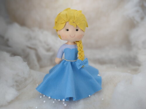 ELSA de feltro - Personagem filme Frozen