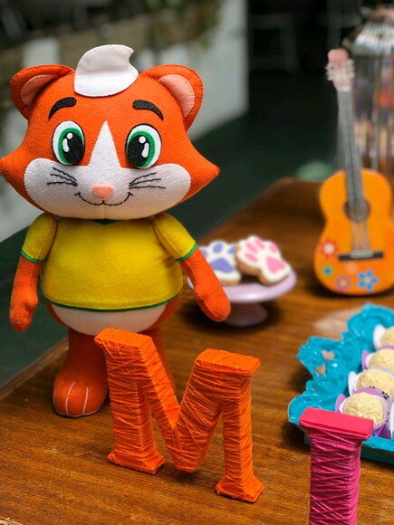 Gato em Feltro