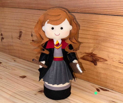 Hermione do Harry Potter- Peso de Porta* Chamar Chat