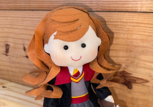Hermione do Harry Potter- Peso de Porta* Chamar Chat