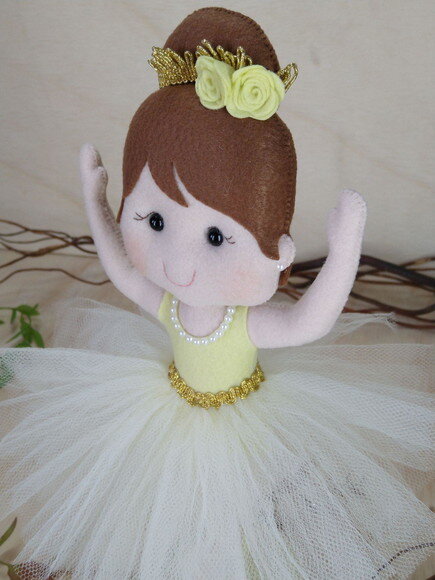 Kit Bailarina em Feltro * Chamar Chat