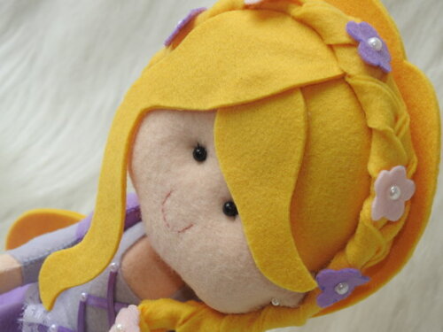 Kit Rapunzel em Feltro do Filme Enrolados
