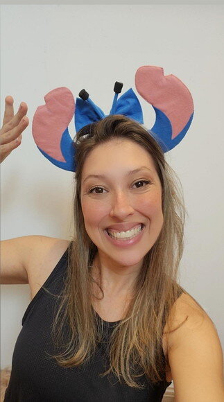 Lilo e Stitch-tiara em Feltro - Antes de Comprar Chamar Chat