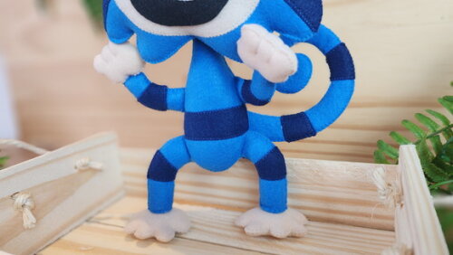 Macaco em Feltro* Chamar Chat