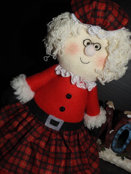 Mamãei Noel em Feltro - Chamar Chat