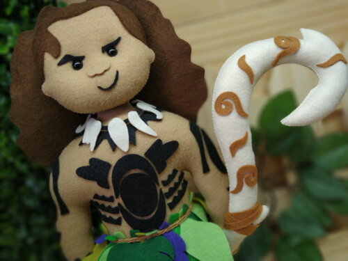 Maui em Feltro -Moana