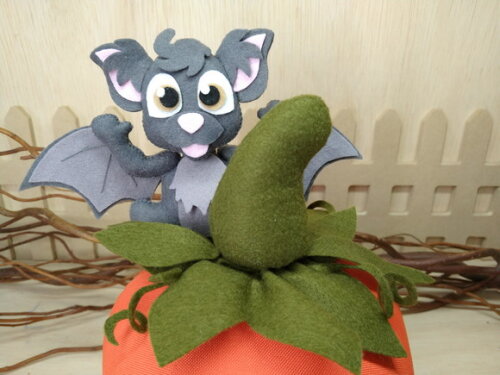 Morcego em Feltro Halloween