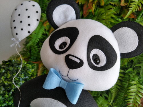 Panda em Feltro