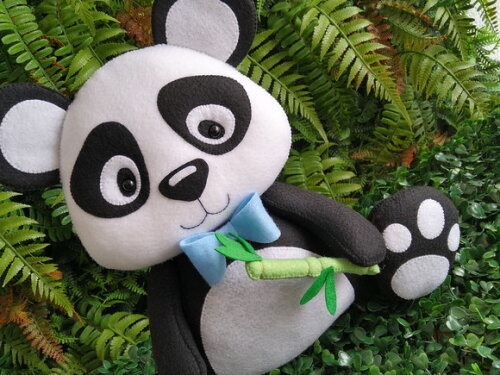 Panda em Feltro