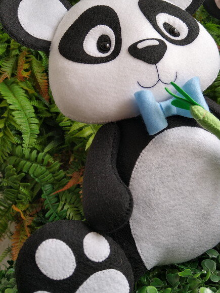 Panda em Feltro