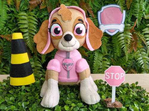 Patrulha Canina em feltro - Skye