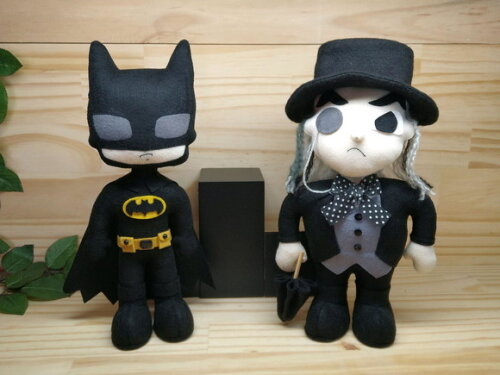 Pinguim e Batman em Feltro